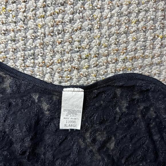 Gorgeous y2k vintage black lace milkmaid tank top - Picture 5 of 5